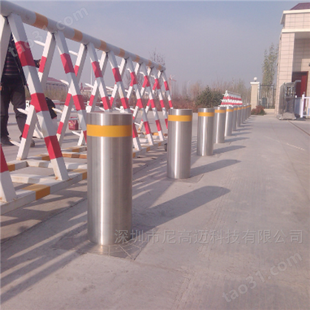 广州校园电动升降柱品牌厂家批发不锈钢路桩