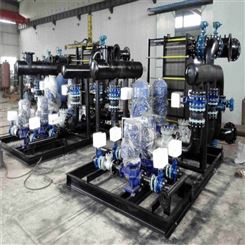 供暖汽水换热器 社区供暖 水水热交换器机组 管壳式汽水换热器