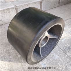 混凝土搅拌机胶轮 jzm500搅拌机胶轮 橡胶托轮 优质耐磨摩擦滚轮